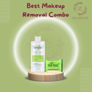 Makeup Removal Combo (Simple Micellar Water 200ml + Xpel Tea Tree Facial Wipes 25 Wipes)