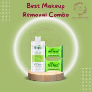 Makeup Removal Combo (Simple Micellar Water 200ml + Xpel Tea Tree Facial Wipes 25 Wipes) - Combo 2