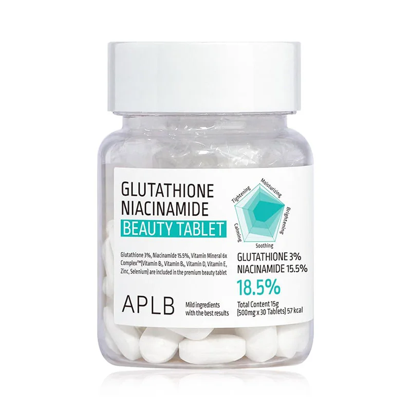 APLB Glutathione Niacinamide Beauty Tablet 500mg X 30 Tablets